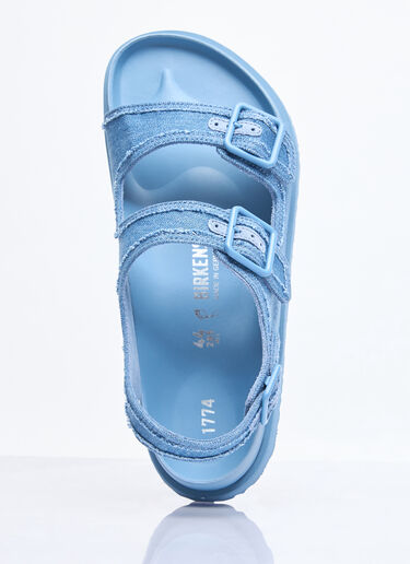 Birkenstock 1774 Milano Stone Washed Denim Sandals Blue brs0158002