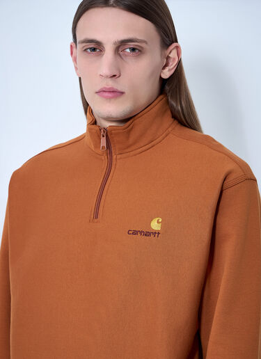 Carhartt WIP American Script Sweatshirt Brown wip0159001