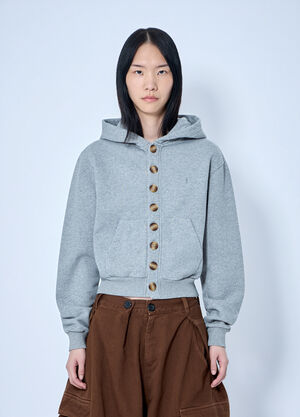 Abra Cardigan Hoodie Grey abr0264003