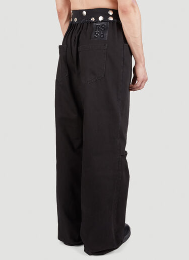 Raf Simons Eyelet Jeans Black raf0151008