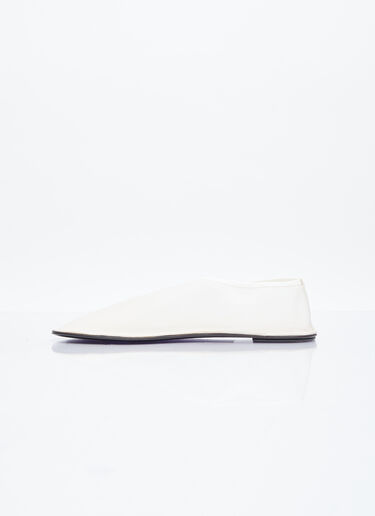 Sock Mesh Flats The Row Sock Mesh Flats White row0253056