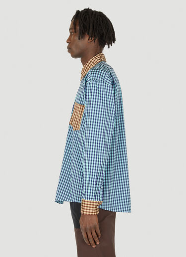 Two-Tone Check Shirt (Di)vision Two-Tone Check Shirt Blue div0348005