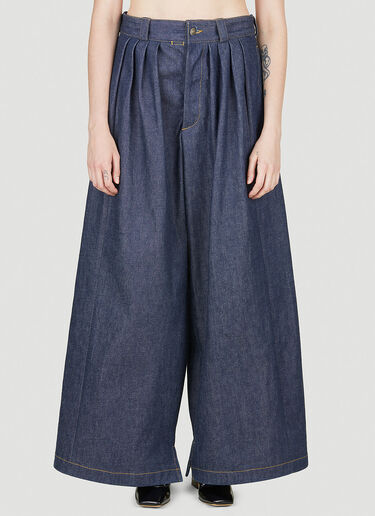 Pleated Jeans Maison Margiela Pleated Jeans Blue mla0250006