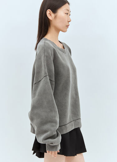 Acne Studios 로고 패치 맨투맨 블랙 acn0357002