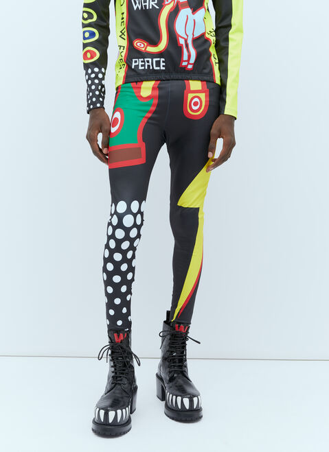 Walter Van Beirendonck 57 Bike Leggings White wlt0154030
