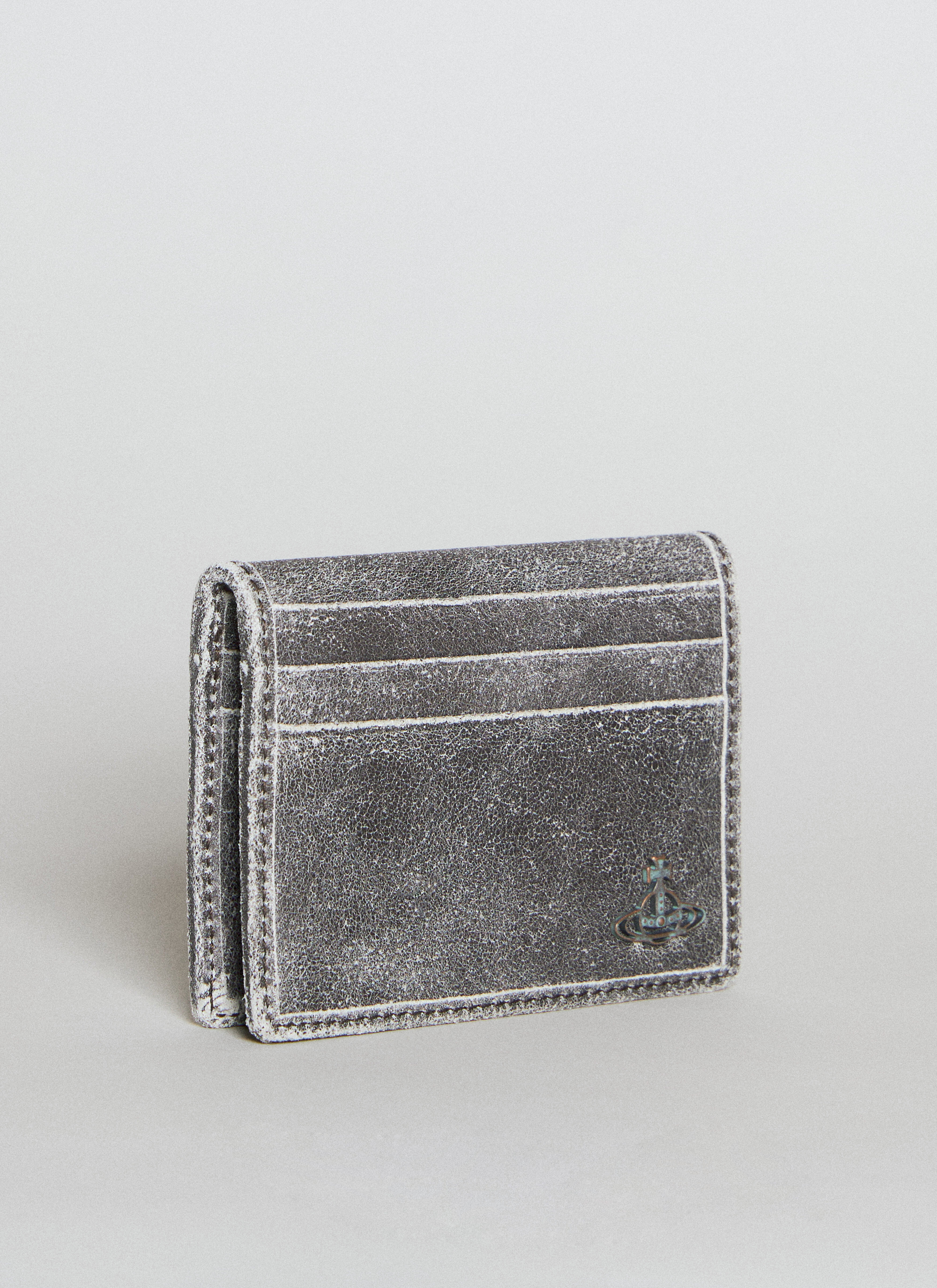 Vivienne Westwood Men's' Distressed Cardholder in Grey | LN-CC®