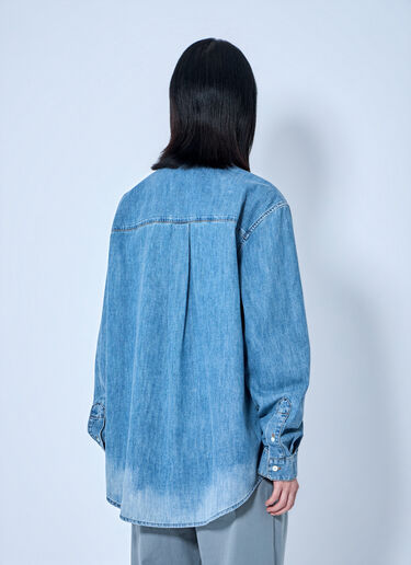 Miu Miu Chambray Shirt Light Blue miu0365011