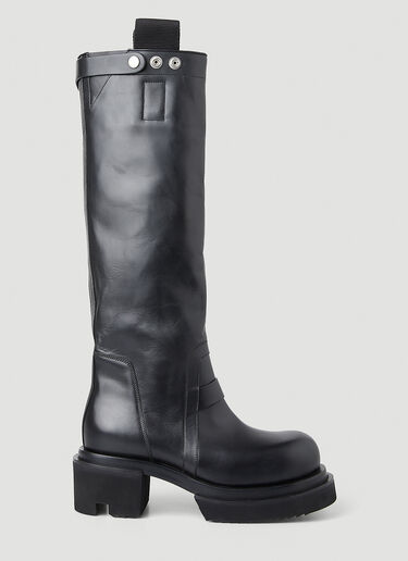 Rick Owens Bogun Knee High Boots Black ric0249031