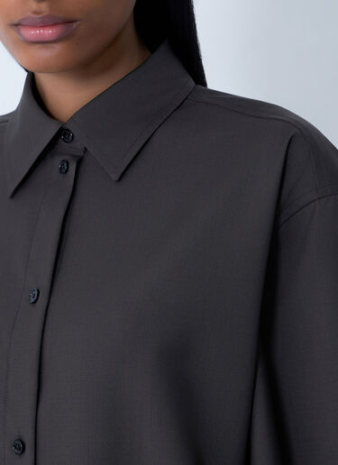 Tie-Cuff Shirt TOTEME Tie-Cuff Shirt Brown tot0263017