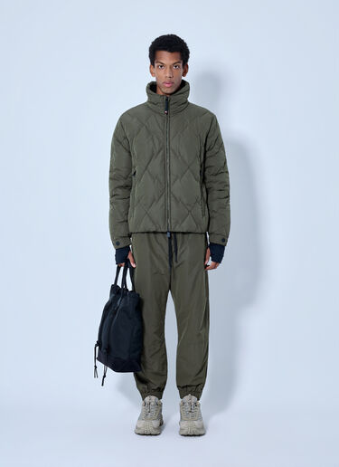LN-CC® - Moncler Grenoble: Bramans Diamond Quilted Short Down Jacket - Olive Moncler Grenoble Bramans Diamond Quilted Short Down Jacket Olive mog0165019