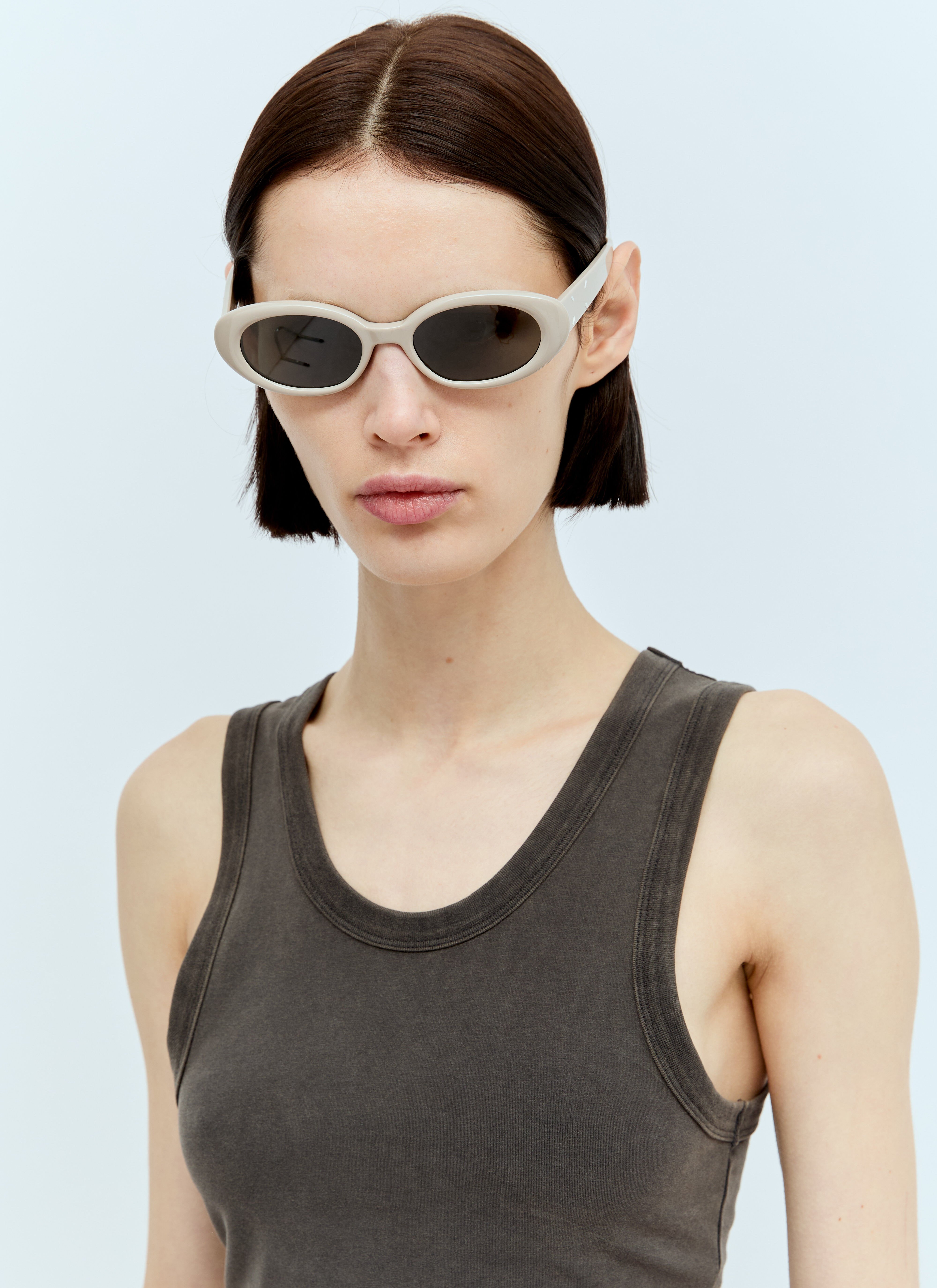 Gentle Monster Maison Margiela Oval Sunglasses Black (MM107