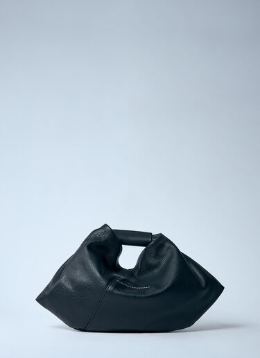 MM6 Maison Margiela Leather Draped Mini Bag Black mmm0259021