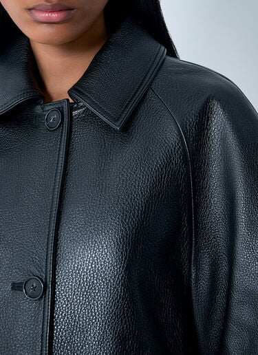 Leather Coat TOTEME Leather Coat Black tot0263049