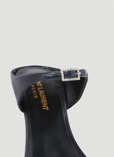 Saint Laurent Dive 高跟穆勒鞋 蓝色 sla0252038