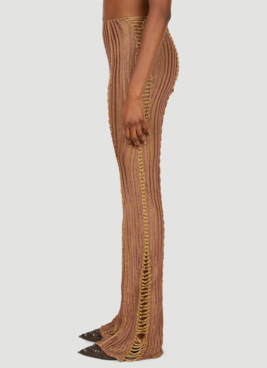 Split and Tear Pants Isa Boulder Split and Tear Pants Brown isa0249015