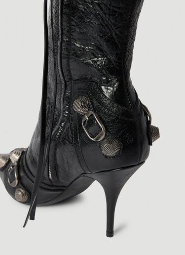 Balenciaga Cagole High Heel Calf Boots Black bal0253081
