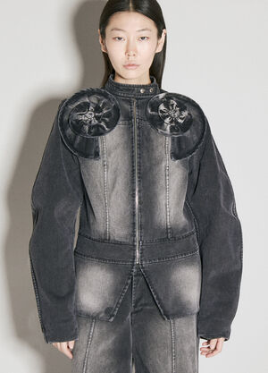 Acne Studios Arya Denim Jacket Black acn0355002