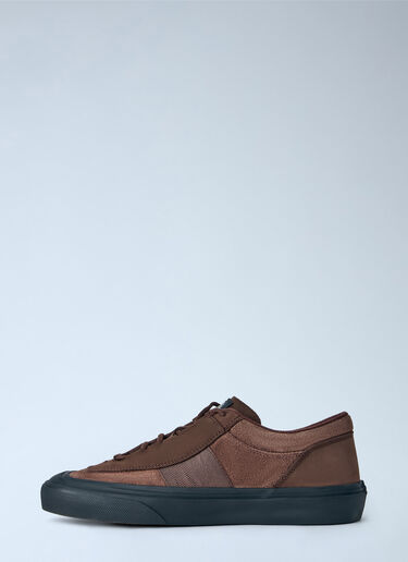 LN-CC® - Stone Island: Low Top Sneakers - Brown Stone Island Low Top Sneakers Brown sto0165102