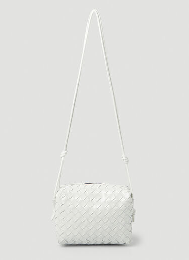 Bottega Veneta Loop Intreccatio Shoulder Bag White bov0246036