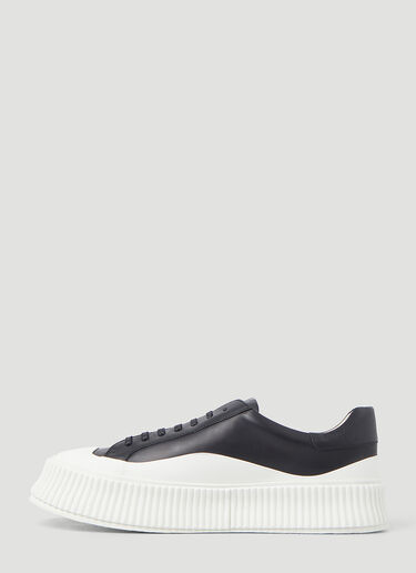 Jil Sander Tuscan Platform Sneakers Black jil0142027