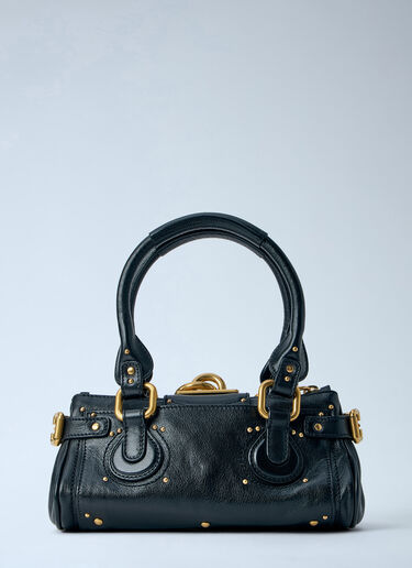 Chloé Small Paddington Chain Shoulder Bag Black chl0264048
