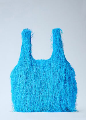 Dries Van Noten Marche Medium Tote Bag Blue dvn0264037