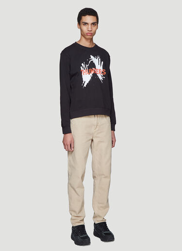 Mr. Thunders BLACKFONT Logo Sweater Black mrt0135007