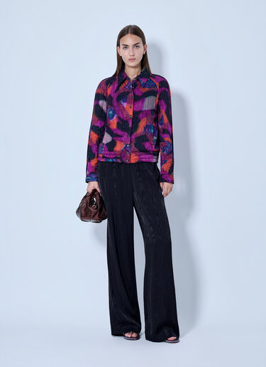 LN-CC® - Dries Van Noten: Button-Down Quilted Jacket - Pink Dries Van Noten Button-Down Quilted Jacket Pink dvn0265002