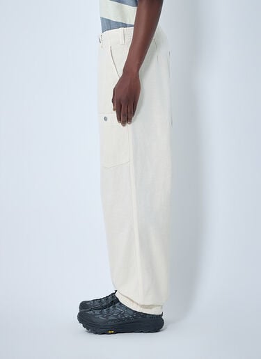 Stone Island Utility Cargo Trousers Ivory sto0164058