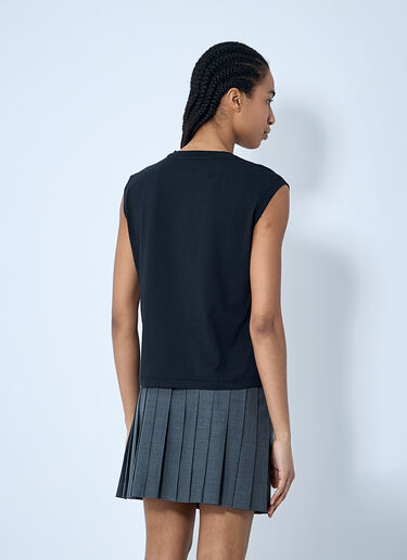 Miu Miu Set Of Three Logo Patch T-Shirts Grey miu0260055