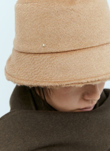 Fiducia Teddy Lined Bucket Hat Max Mara Fiducia Teddy Lined Bucket Hat Camel max0254095