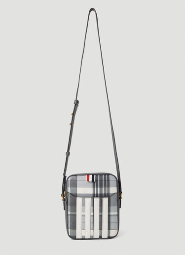 Vertical Camera Crossbody Bag Thom Browne Vertical Camera Crossbody Bag Grey thb0151041
