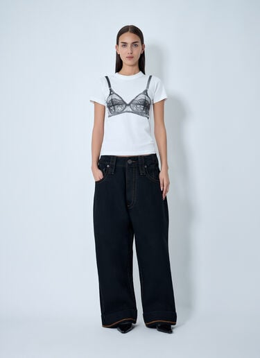 Bra Printed T-Shirt VAQUERA Bra Printed T-Shirt White vaq0262007