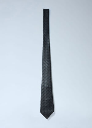 Bottega Veneta Intrecciato Leather Tie Brown bov0161008