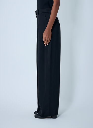TOTEME Satin Pants Black tot0262018