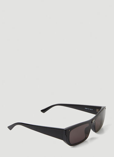 Balenciaga Shield Rectangular Sunglasses Black bal0345004