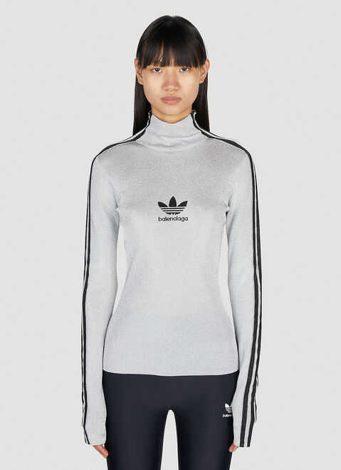 Balenciaga x adidas Metallic Logo Top Black axb0251016