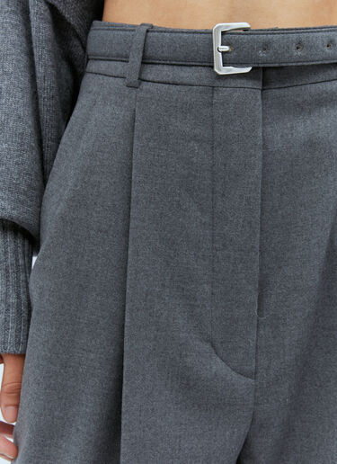 Oversized Stretch Wool Tailored Pants Sportmax Oversized Stretch Wool Tailored Pants Grey spx0254002