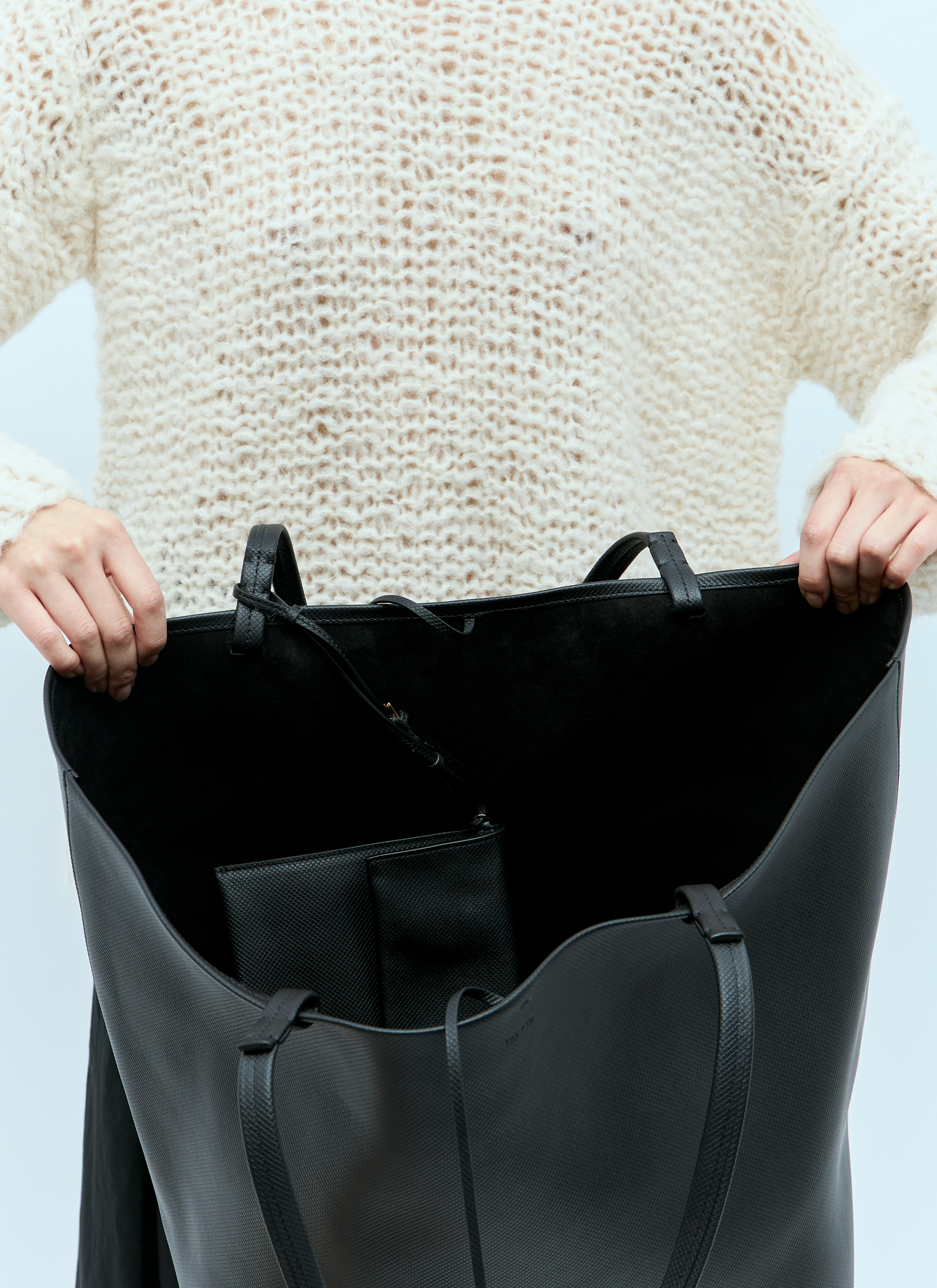 The Row Women s XL Park Tote Bag in Black LN CC