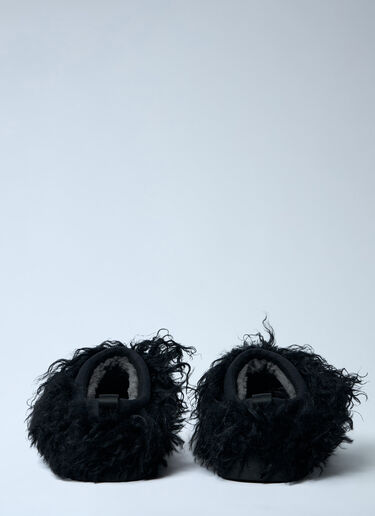 UGG Tazz Fluff Momma Slip-On Shoes Black ugg0362031