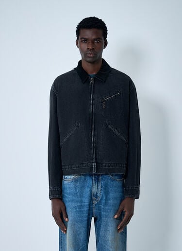 Denim Zip-Up Jacket Maison Margiela Denim Zip-Up Jacket Black mla0161001