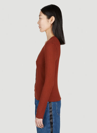 Shanya V 领开衫 A.P.C. Shanya V 领开衫 酒红色 apc0251005