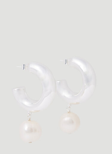 éliou Laurie Hoop Earrings Silver eli0353008