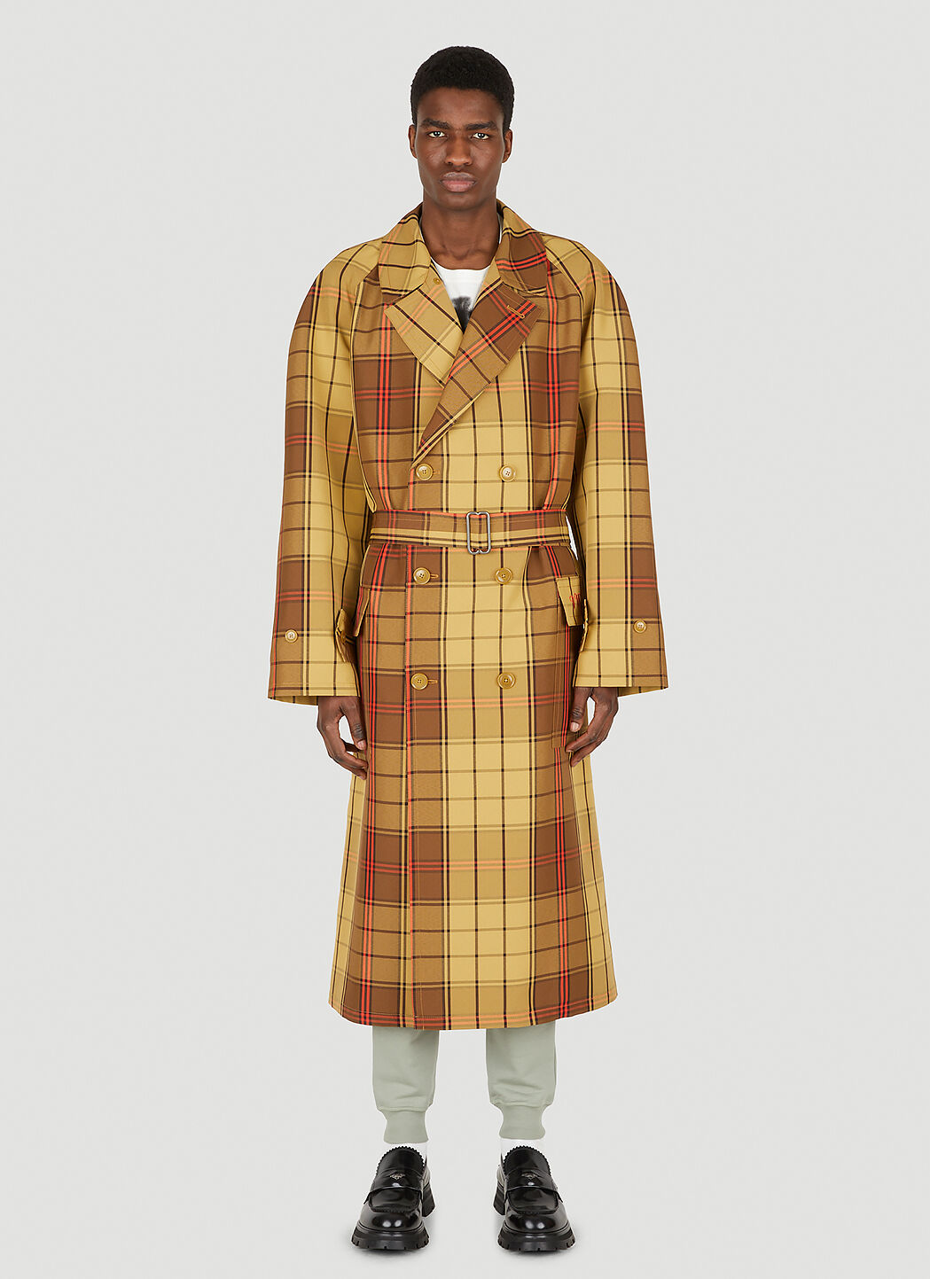 Vivienne Westwood Men s Graziano Trench Coat in Brown LN CC