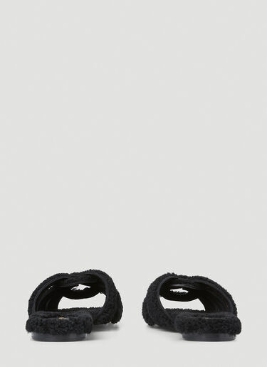 Saint Laurent Tribute Towelling Sandals Black sla0247075