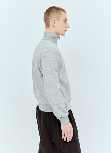 Acne Studios Half-Zip Sweatshirt Grey acn0155023