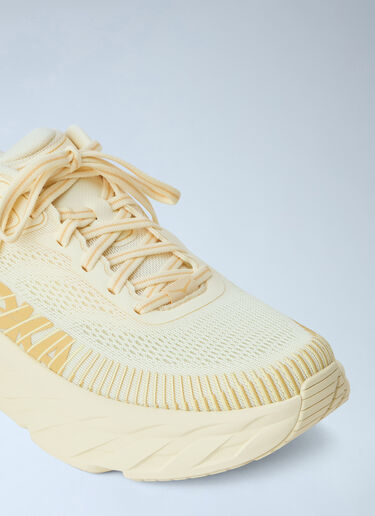 LN-CC® - HOKA: Bondi 7 Sneakers - Cream HOKA Bondi 7 Sneakers Cream hok0265007