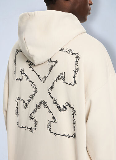 LN-CC® - Off-White: Script Arrow Skate Hoodie - Multicolor Off-White Script Arrow Skate Hoodie Multicolor ofw0164170