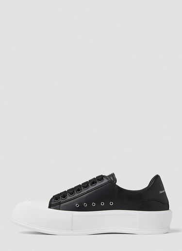 Alexander McQueen Deck Plimsoll Sneakers Black amq0149026