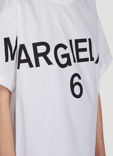 MM6 Maison Margiela 徽标印花T恤 白 mmm0247019
